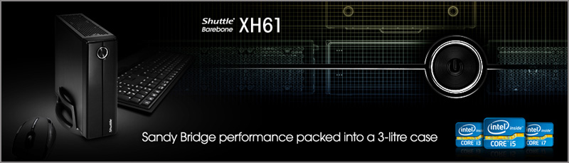 Shuttle Slim-PC Barebone XH61