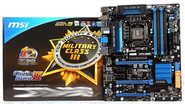 ������� ��������� ���������� ����� MSI �� ���� Intel Z77 