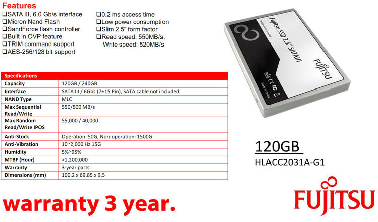Fujitsu HLACC2031A-G1