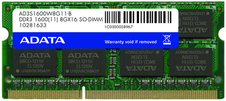 ADATA 8GB Premier Series DDR3-1600 SO-DIMM