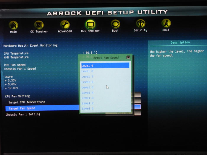 ASRock Z68M-ITX/HT системный мониторинг 2