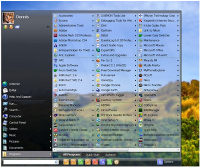 Start Menu X