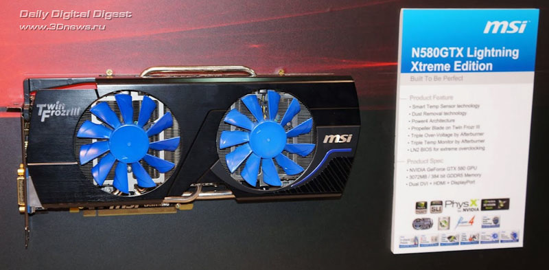 MSI N580GTX Lightning Xtreme Edition