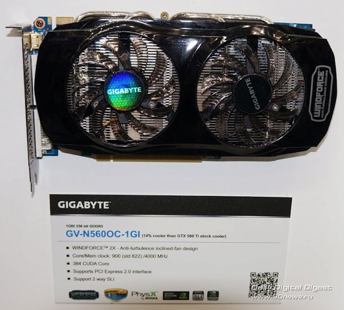 GIGABYTE GV-N560OC-1GI