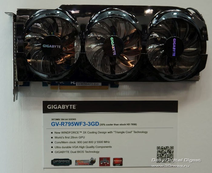 GIGABYTE GV-R795WF3-3GD