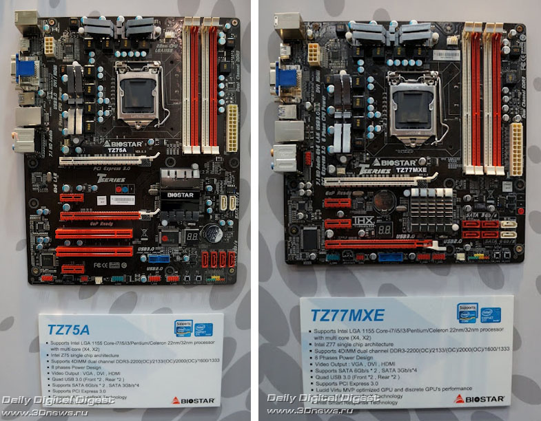 Biostar TZ75A and Biostar TZ77MXE