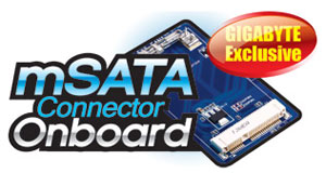 Onboard mSATA Support
