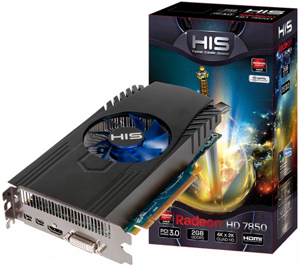 HIS Radeon HD 7850 Fan 2GB GDDR5
