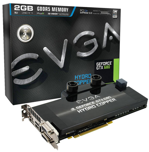 EVGA GeForce GTX 680 Hydro Copper