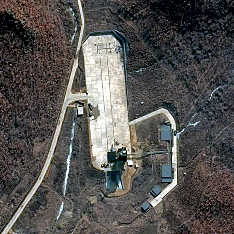 Космодром Тонгчанг-ри со спутника
