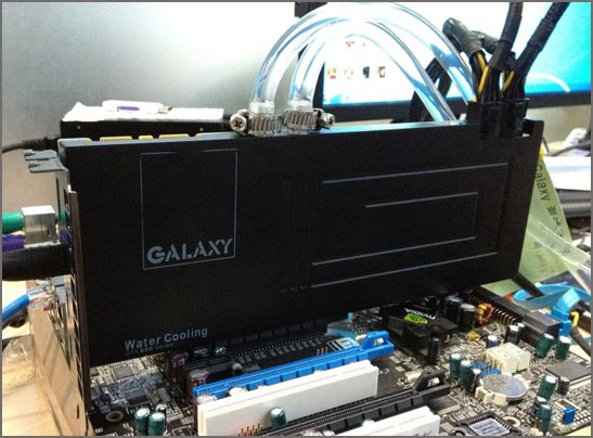 GALAXY Single Slot Liquid-Cooled GeForce GTX 680
