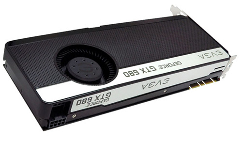 EVGA GeForce GTX 680 SC Signature + Backplate