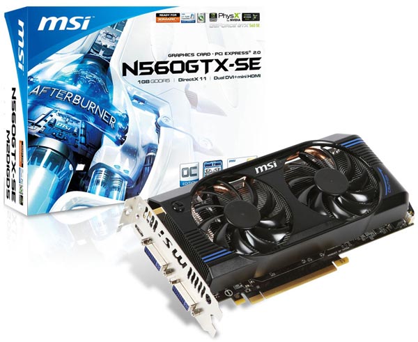 MSI N560GTX-SE-M2D1GD5/OC MSI N560GTX-SE-M2D1GD5/OC