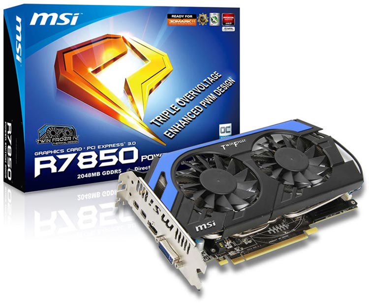 MSI R7850 Power Edition 2GD5/OC