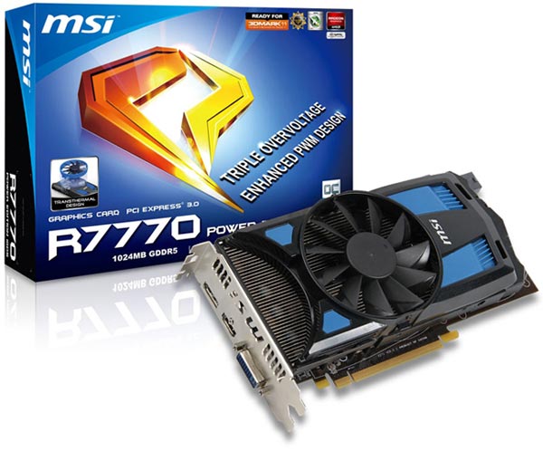 MSI R7770 Power Edition 1GD5/OC