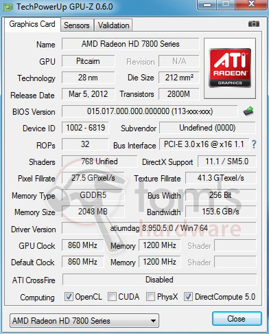 Radeon HD 7830 ��� HD 7850 (768 SP)?