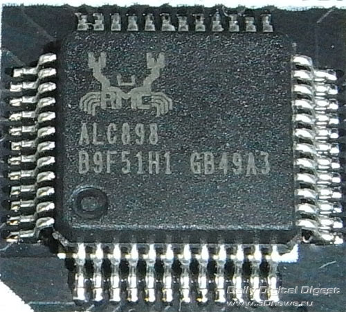 Gigabyte Z77X-UD5H звуковой контроллер