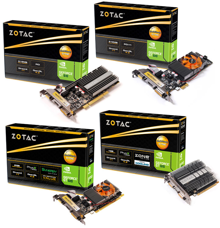 ZOTAC GeForce GT 610