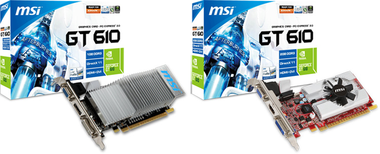 MSI GeForce GT 610