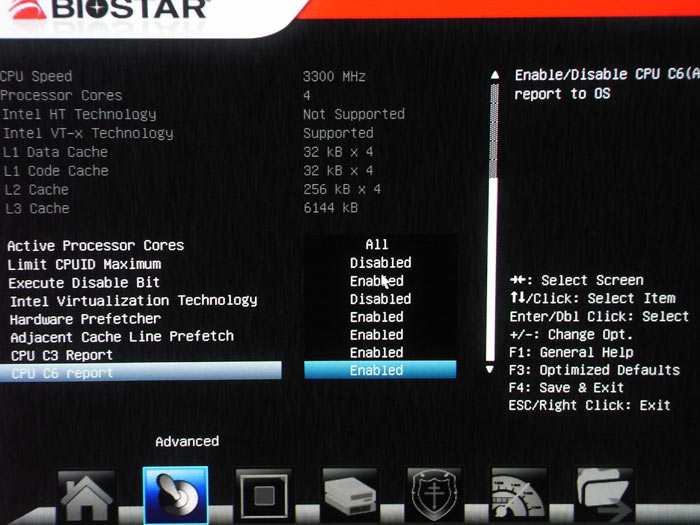 Biostar TZ77XE4 CPU