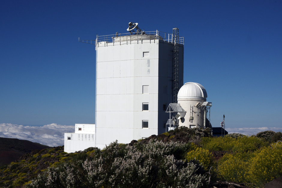 Комплекс, на крыше которого установлен телескоп