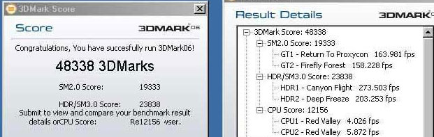 ��������� ���������� GTX 680 � ������� ������ � 3DMark 2006 
