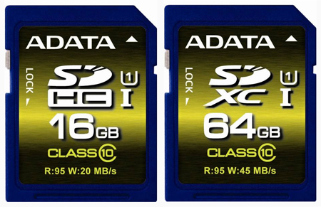 ADATA Premier Pro SDHC & SDXC Cards