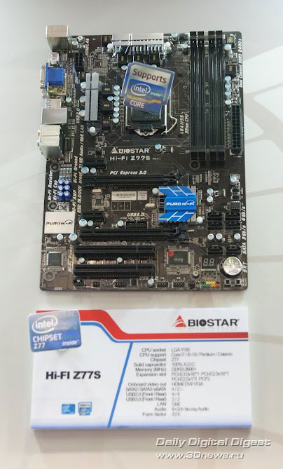 Biostar Hi-Fi Series Z77S Biostar Hi-Fi Series Z77S