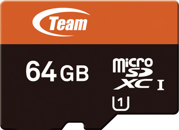 Team 64GB microSDXC UHS-1 Card
