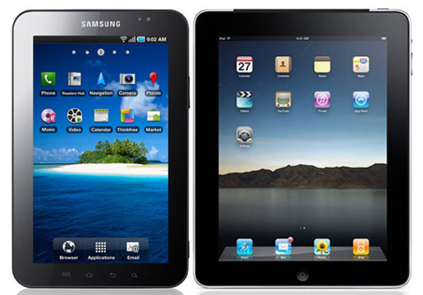 Samsung Galaxy Apple Tab iPad