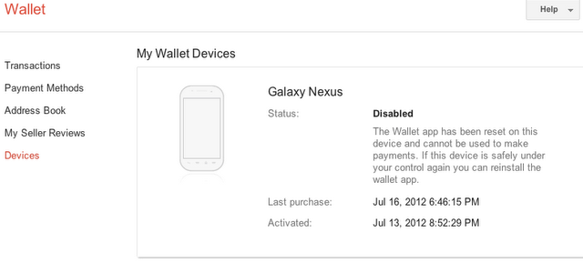 Google Wallet 