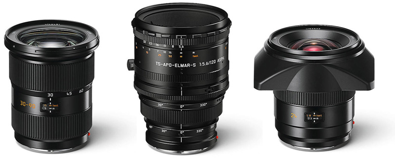 New Leica S Lenses