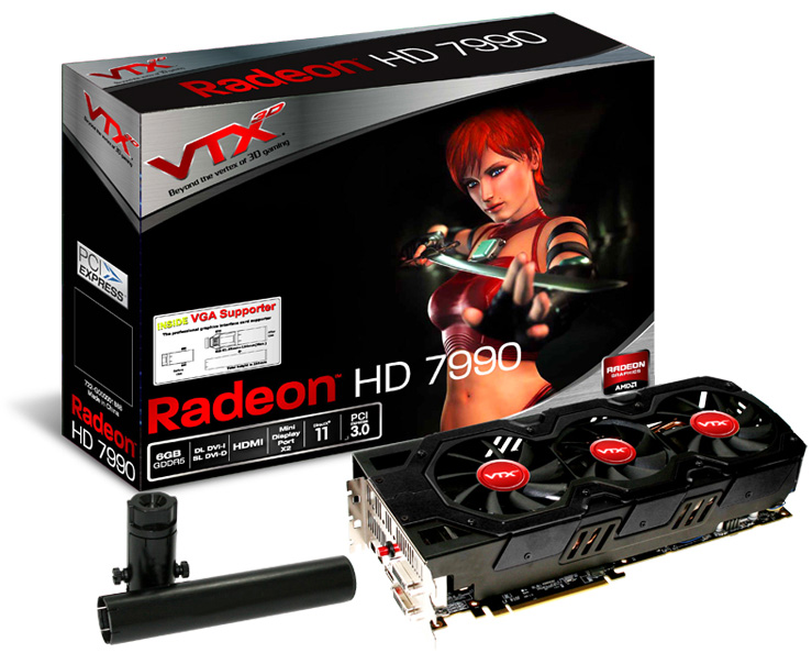VTX3D Radeon HD 7990 6GB GDDR5