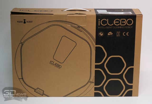 Робот-пылесос iClebo Artec в упаковке