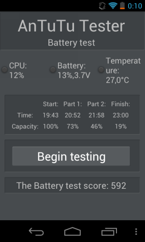 ���������� ����� AnTuTu Battery Tester