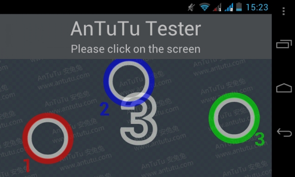 Результаты AnTuTu MultiTouch Test