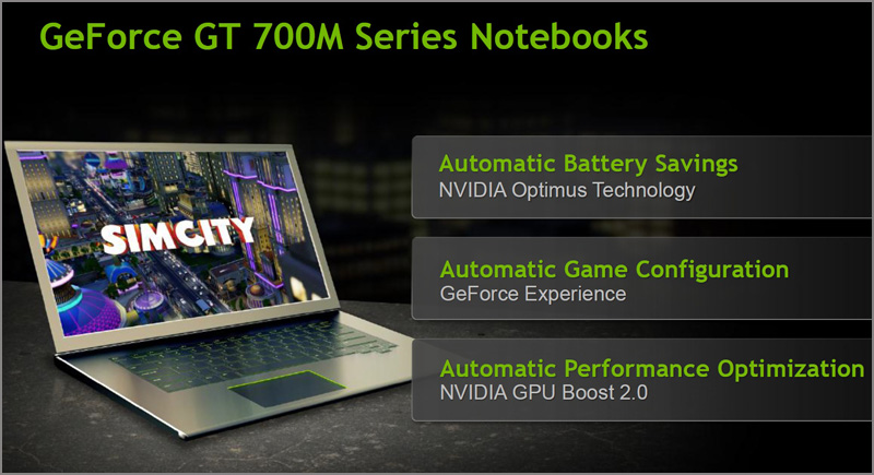 NVIDIA GeForce GT 700M Series NVIDIA GeForce GT 700M Series