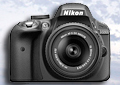    Nikon D3300:   