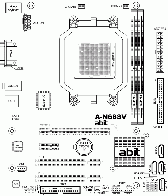 abit A-N68SV