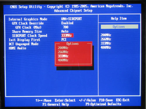 Elitegroup A790GXM-A частота интегрированной памяти