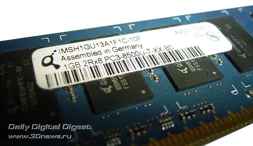 Qimonda PC3-8500 наклейка