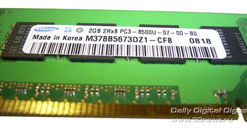 Samsung DDR3 наклейка 2