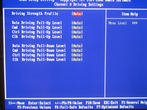 Gigabyte EP45-UD3R настройки памяти 4