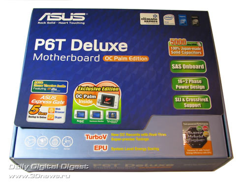  ASUS P6T Deluxe упаковка 