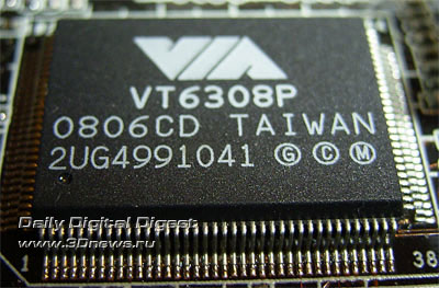 ASUS P6T Deluxe контроллер FireWire