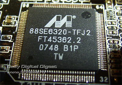 ASUS P6T Deluxe SATA-контроллер 1