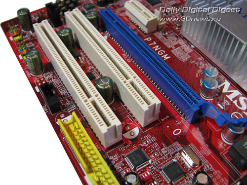 MSI P7NGM, слоты расширения
