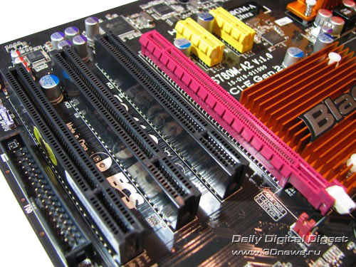 ECS A780GM-A Ultra слоты