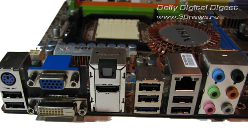 MSI DKA790GX задняя панель