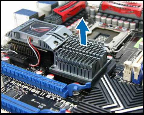 ASUS Rampage II Extreme северный мост 1